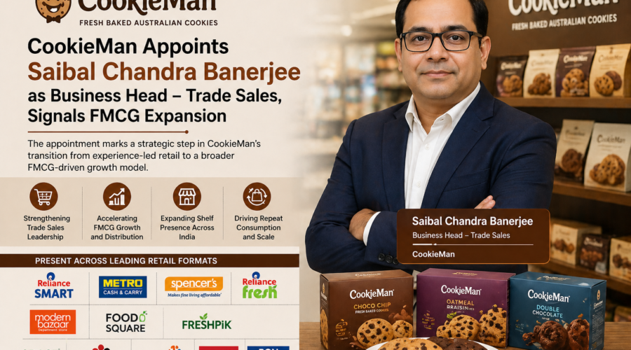 CookieMan Appoints Saibal Chandra Banerjee as Business Head – Trade Sales