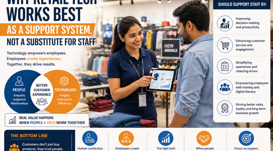 Why Retail Technology Works Best as Support, Not as a Replacement for Staff